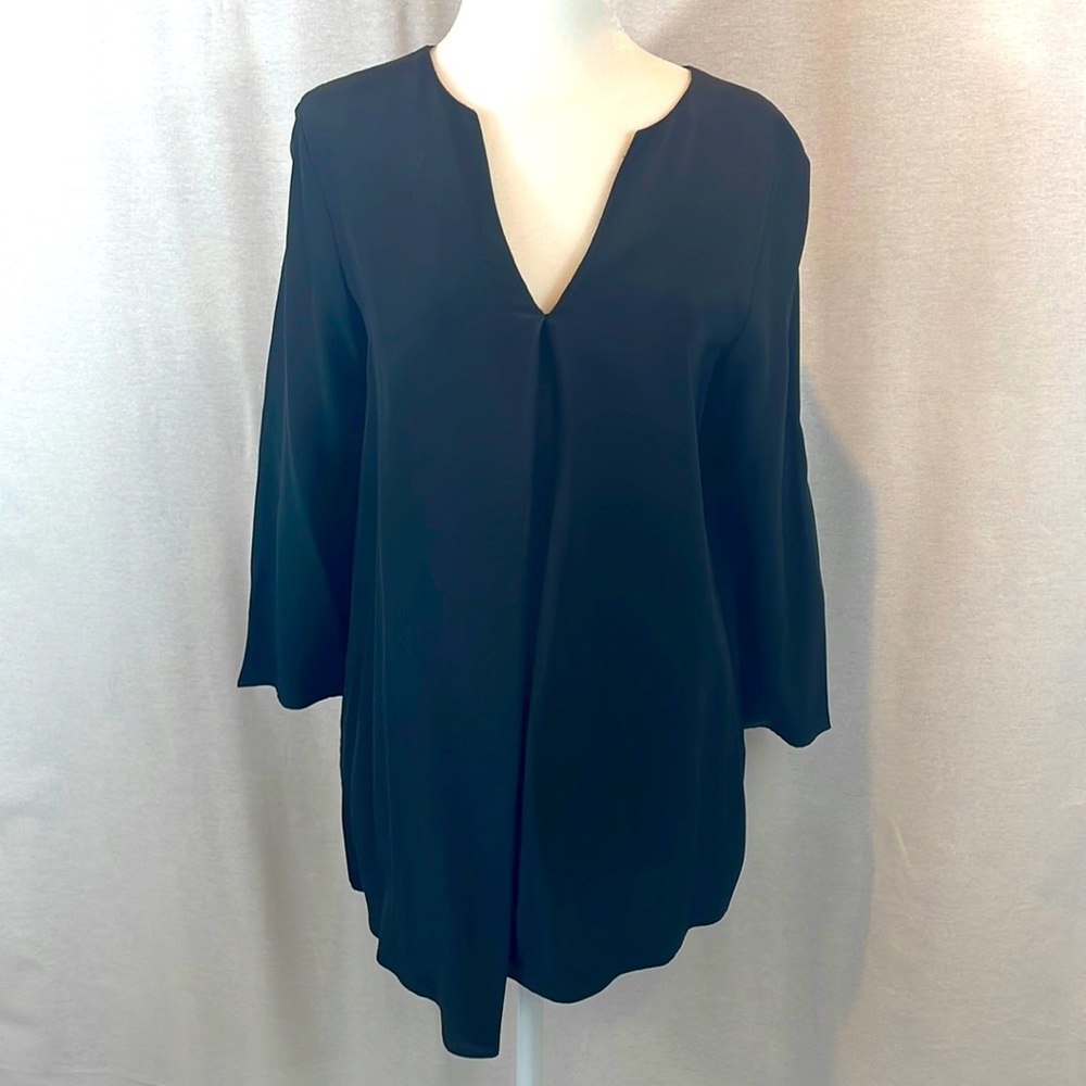 Tibi tunic silk top